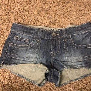 Denim Short Shorts